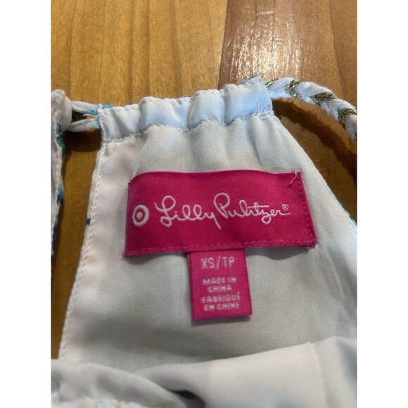 Lilly Pulitzer For Target Halter Top. XS. Tropical. Sea Urchin. - Picture 4 of 8